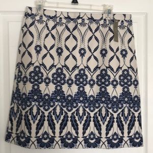 J Crew navy skirt